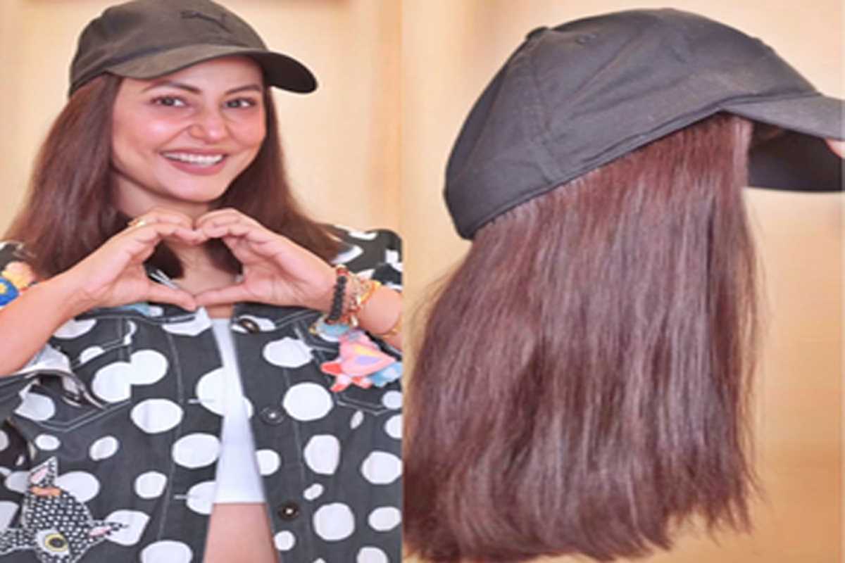 स्तन कैंसर से जूझ रही हिना खान ने अपने खोये बाल वापस पाये